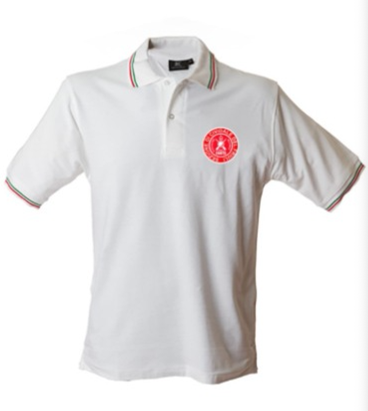 Polo cotone mezza manica col. bianco Sez. ANF di Cividale del Friuli (XL-XXL)