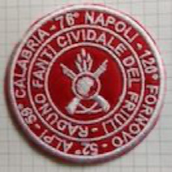 Patch tessuto ricamato Raduno Cividale - diametro 60mm